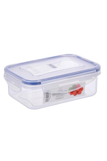 Generic PARFAIT Rectangular Airtight Leak-Proof Food Container Clear and Blue 0.5 Liter YH151005PP1