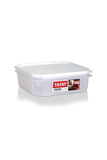 Generic TATAY Square Food Container White 1.3 Liter