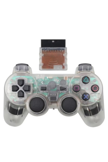 Choice white Wireless Gamepad for Sony PS2 Controller for Playstation 2 Console Joystick Double Vibration S
