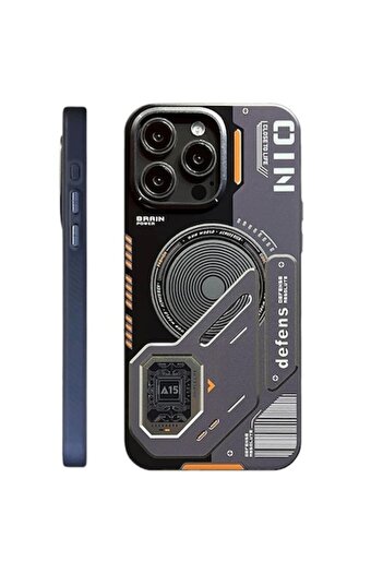 Gtech Cyberpunk / Sci-Fi Phone Case, Compatible with Apple iPhone 16 Pro, G-Tech, Black