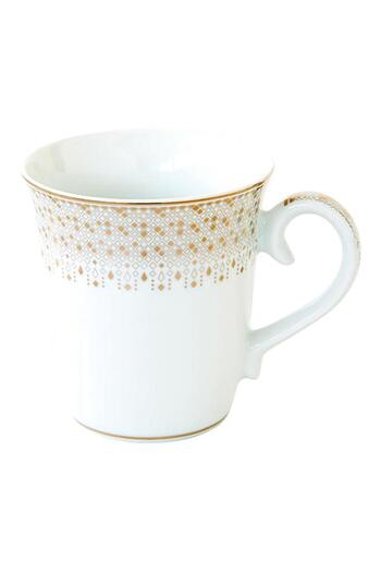 Generic Easy Life Festive Collection Porcelain Coffee Mug White and Gold 275ml R1101/SA#FESV