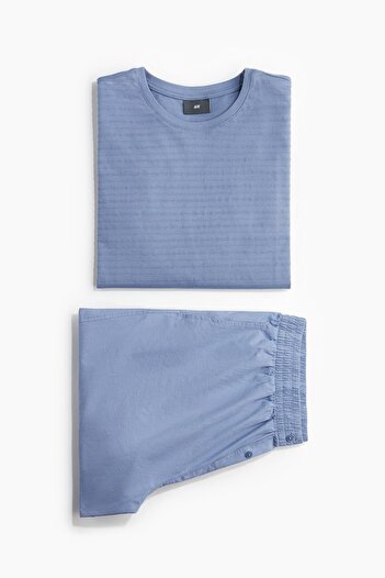 H&M Tişört ve Şortlu Pijama Takımı