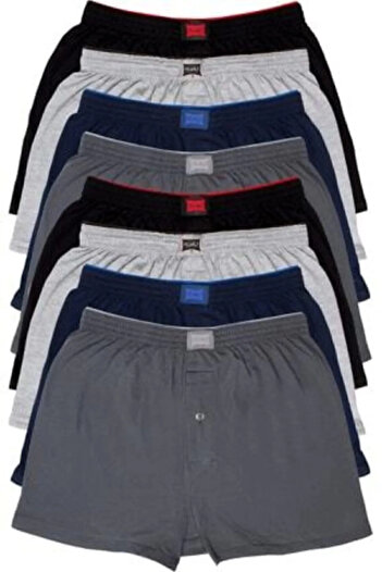 Tutku Men's flat jersey boxer 6 pieces
