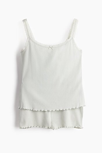 H&M Ribanalı Pijama Takımı