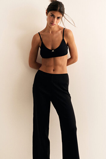 H&M Delik Desenli Pijama Altı