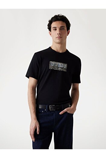 Guess Ss Cn Box Men's Slim Fit T-Shirt