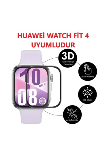 UnDePlus Huawei Watch Fit 4 Full Screen Nano Watch Protector (Not Fit/Fit2/Fit3 Compatible)