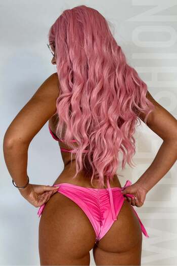 WildFashion 2-piece bikini swimsuit accessorized with chain with metal shells and rhinestones SW2541-55