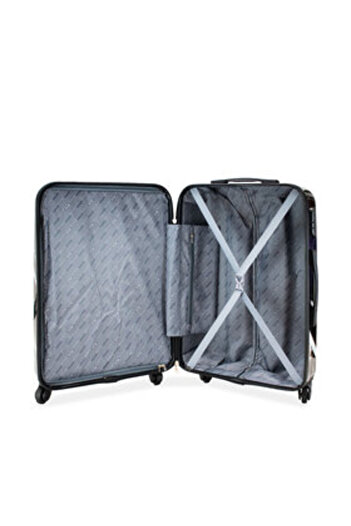 Semi Line Unisex Medium Suitcase T5730-2 black