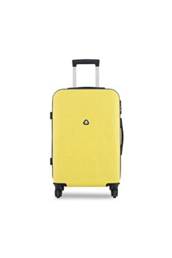 Semi Line ladies' large suitcase T5619-6 yellow