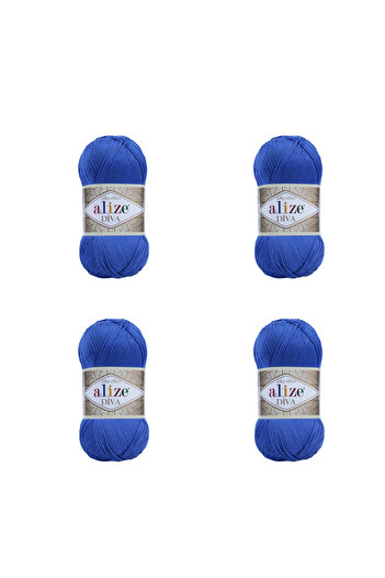 Alize 4 bucăți Diva - 132 - Bikini cu fire fine mercerizate Bluză bustieră Tricotat cu fire Crop Modele