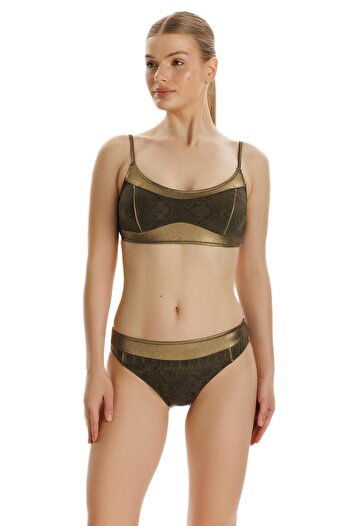 ZEKİ Zeki Luminoro Patterned Bikini Set