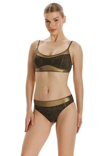 ZEKİ Zeki Luminoro Patterned Bikini Set