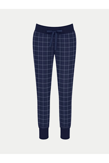 Triumph Pantaloni de pijama pentru femei 10216544 bleumarin
