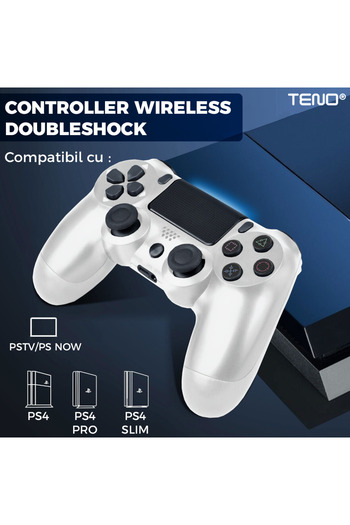 Teno Controller Wireless Pentru Consolă, Compatibil Ps4/Ps5/Xbox/Switch/Pc, Verde