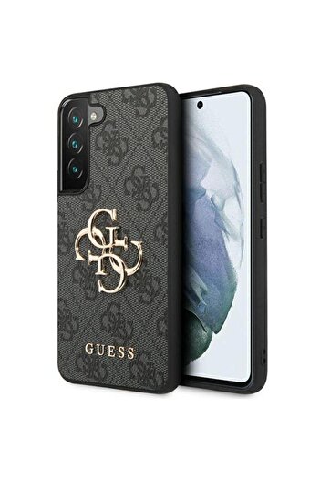 Guess Samsung Galaxy S23 Gray PU 4G Metal Logo Case