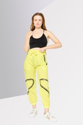adidas by Stella McCartney Women Sportswear Fit Training Track Pants, Yellow/Black