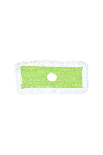 Generic HONEY BEE Rectangular Replacement Flat Mop Head Green and White 200D.288F