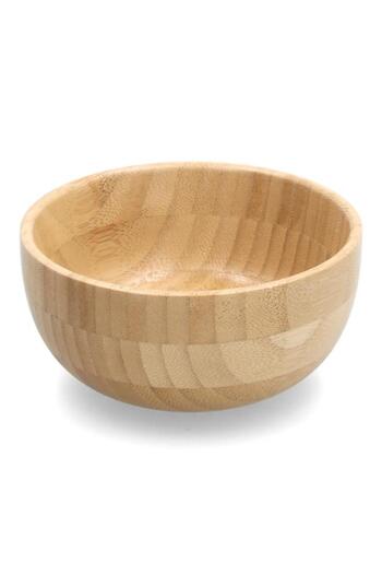 Generic Bien Servi High Quality Round Shaped Bamboo Serving Bowl Brown G19-TX022