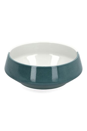Generic Easy Life Two-Toned Durable Round Soup Bowl Green and White 16.5cm R2861#DGRE