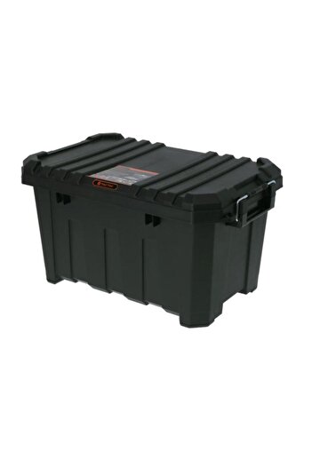 Generic Tactix Heavy Duty Storage Box Black 45 Liter