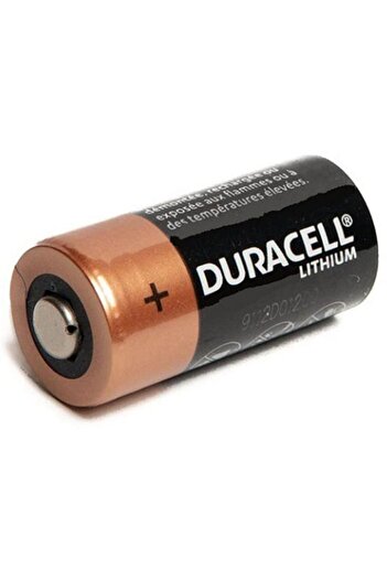 Generic Duracell CR123A Lithium Battery Black and Gold