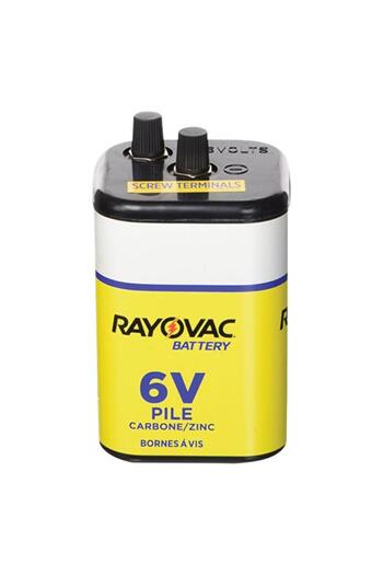 Generic Rayovac 6V Alkaline Heavy Duty Battery Black