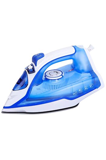 Sofia Concept Fier de călcat cu abur, 2400 W, anti-picurare, autocurățare, talpă ceramică, topaz albastru