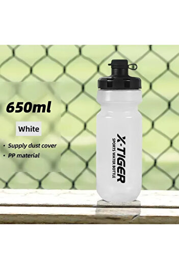 Choice A Green X-TIGER Cycling Water Bottle Mountain Road Bicycle Squeeze Cup 650ml Outdoor Sports Portable