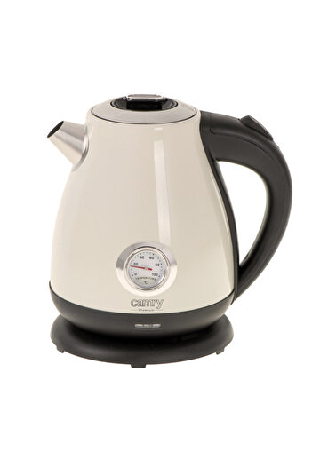 CAMRY Electric kettle Camry CR 1344, 2200W, 1.7 liters, Thermometer, Sediment filter, Cream