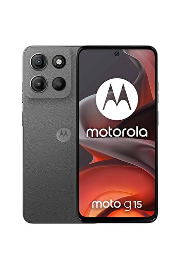 Motorola Moto G15 mobile phone, 4GB RAM, 128GB, Gravity Gray