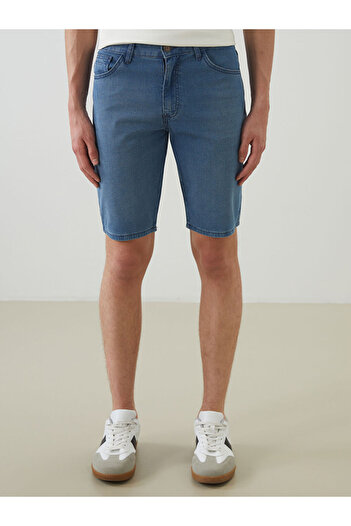 LC Waikiki Men's Super Skinny Fit Jeans Shorts