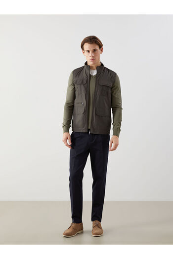 LC Waikiki Create Your Style from Uzg Store |   Standard Fit Stand Collar Men's Hunting Vest