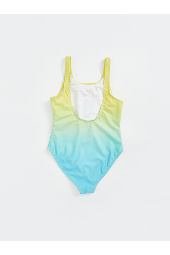 LC Waikiki Stitch Printed Quick Dry Girl's Swimsuit