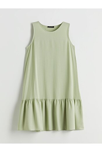 LC Waikiki Sparkling Selections from Shining Store |   Crew Neck Mini Dress