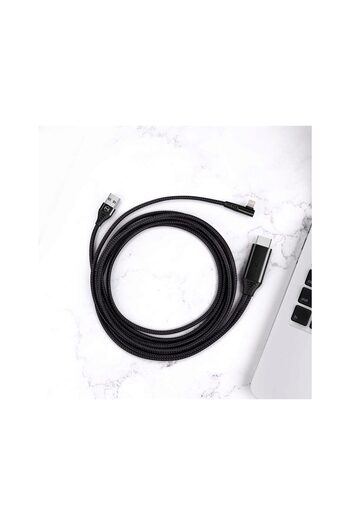 Mcdodo Cablu HDMI la Lightning si USB Plug&Play Black