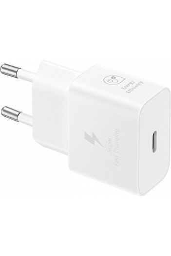 Samsung Incarcator Original Retea Super Fast Charging port USB Type-C, 25W, Alb
