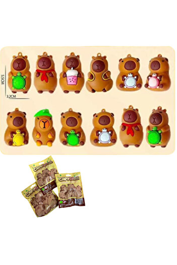 BaoBao Cute Capybara animal minifigure in surprise envelope - collectible toy and perfect gift