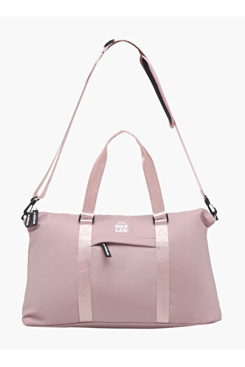 Oaklan by Shoexpress Women's Solid Duffle Bag with Double Handles and Zip Closure - W 19 x H 31 x D 50 cm