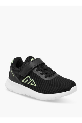 Oaklan by Shoexpress Boys Logo Detail Sports Shoes with Hook and Loop Closure