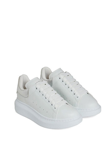 ALEXANDER MCQUEEN SNEAKERS - 35, WHITE/SILVER
