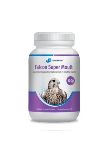 Farmavet Farma Vet Falcon Super Moult (100 g). Supplement supporting feather growth in moulting season.