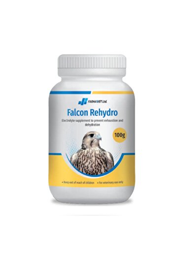 Farmavet Farma Vet Falcon Rehydro (100 G). Electrolyte Supplement To Prevent Exhaustion And Dehydration.