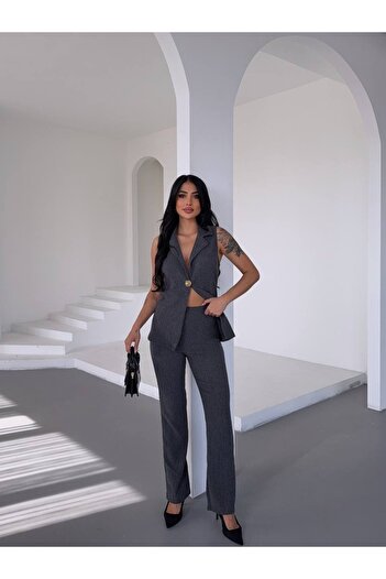dolu butik Uludağ Vest Suit