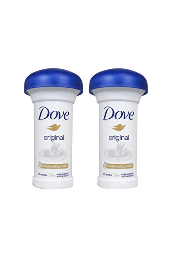 Dove Set of 2 x Original Mushroom Antiperspirant Stick Deodorant, for Women, 50 ml