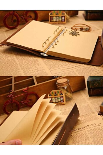 MRShopping Mr Retro Vintage Sailor Notepad, Classic Polyurethane Leather Cover Notepad a Great Gift