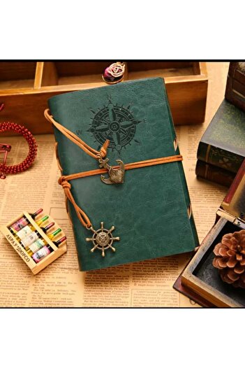 MRShopping Mr Retro Vintage Sailor Notepad, Classic Polyurethane Leather Cover Notepad a Great Gift