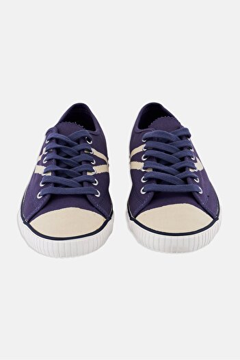Tretorn Men Canvas Lace Up Casual Shoes, Navy Blue