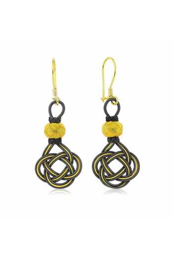 norsary Silver Trabzon Knitted Kazaz Women's Earrings