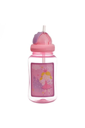 SyaMAG Sticla Apa Plastic, Printese, Capacitate 400ml, Multicolor, Pai Incorporal, Fete
